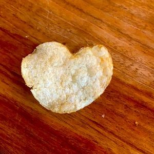 Heart chip charm